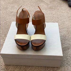 Jimmy Choo hardwood wedge